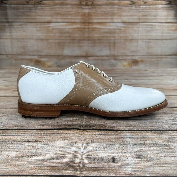 Johnson & Murphy Luxury Leather Saddle Golf Shoes Men Size 12 N - NEW 15192 main image 8